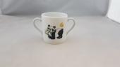 Tasse deux-anses- Décor Panda Création unique et personnalible