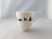 Mug en porcelaine-décoration Yoga Hatha Yoga
