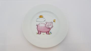 Assiette Plate- Décoration Cochon
