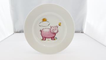 Assiette Plate- Décoration Cochon