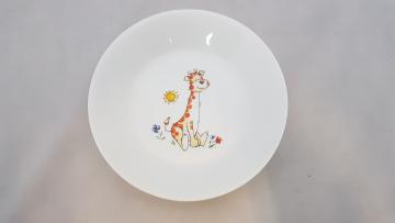 Assiette creuse- Décor Girafe