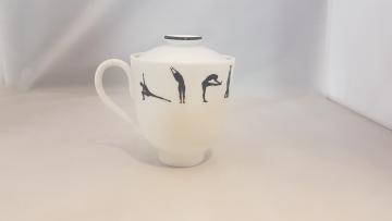 Mug et son couvercle- Décoration Yoga n°2