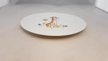 Assiette plate- Décor Girafe