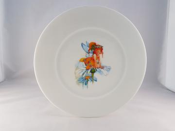 Assiette Plate-Décoration Fée Marguerite