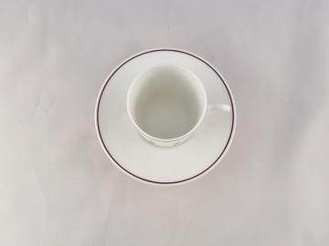 Soucoupe et tasse Café porcelaine - Décoration Afrique