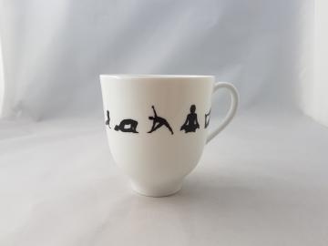 mug en porcelaine-décoration Yoga