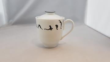 Mug et son couvercle- Décoration Yoga n°5