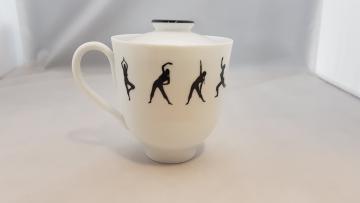 Mug et son couvercle- Décoration Yoga n°4