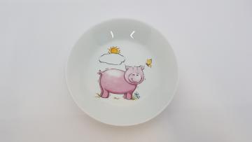 Assiette Creuse- Décoration Cochon